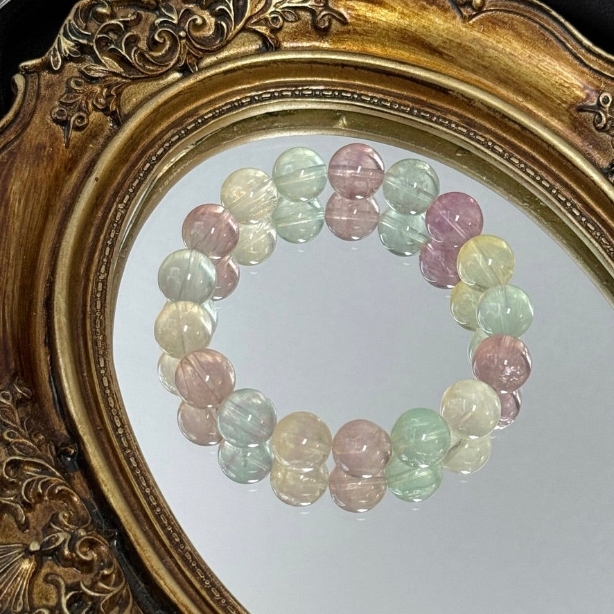 Macaron Fluorite Bracelet